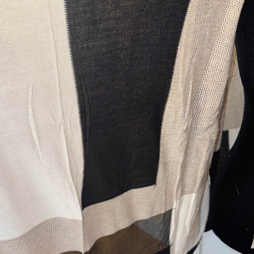 Colorblock Open Front Cardigan - Picture 7 of 16